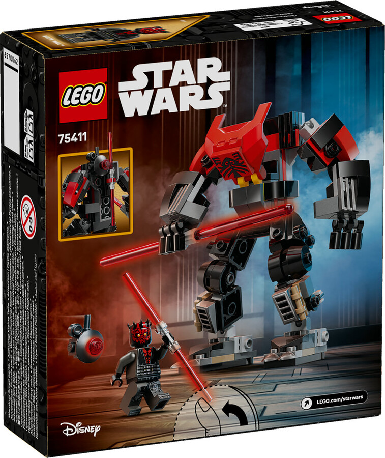 مجموعه ساختنی ربات دارث ماول از لگو LEGO سری استار وارز، مدل 75411، ۱۴۳ قطعه، حداقل سن ۶ سال