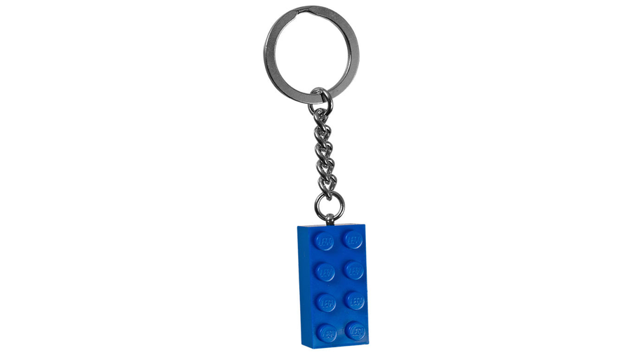 جاکلیدی لگو LEGO آیکونیک 850152 طرح قطعه 2x4 آبی