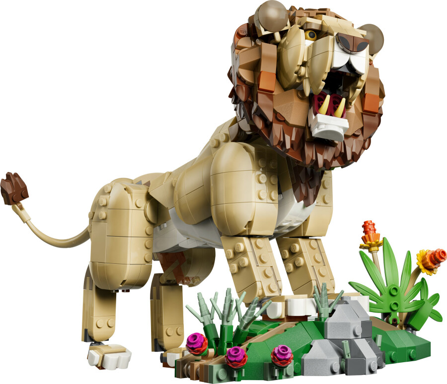 مجموعه ساختنی حیوانات وحشی لگو LEGO کریتور 3 در 1 مدل 31386، شیر باشکوه، ۸۳۹ قطعه