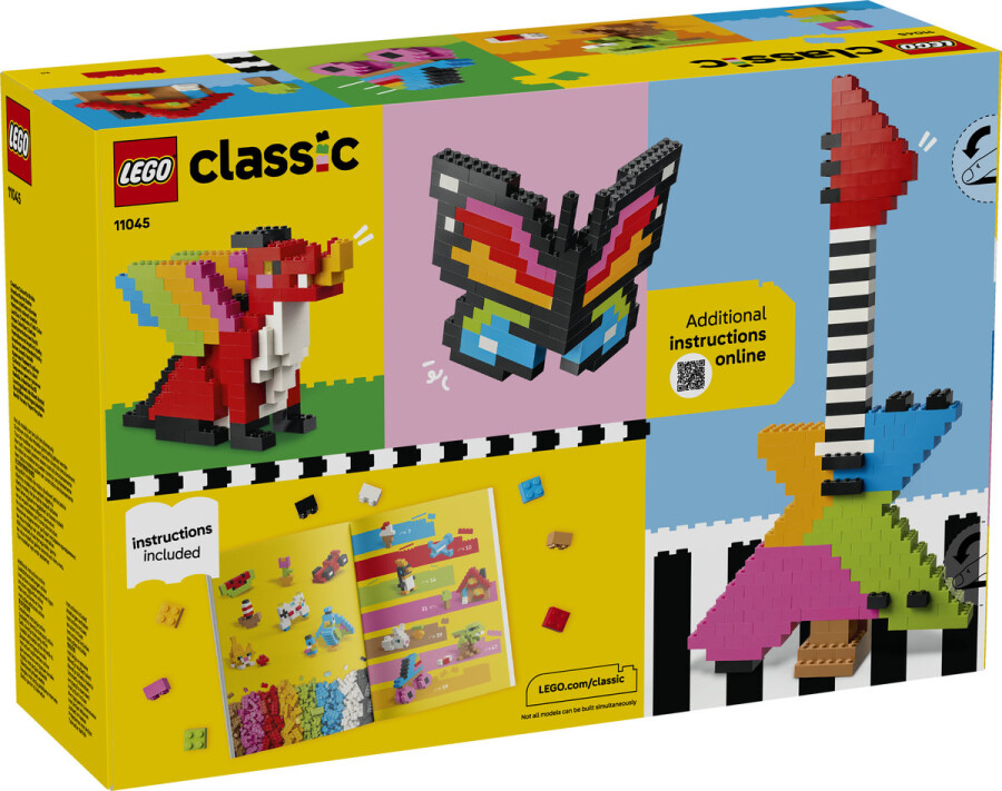 مجموعه ساختنی خلاقانه لگو LEGO کلاسیک مدل 11045، ۸۲۰ قطعه، حداقل سن ۵ سال
