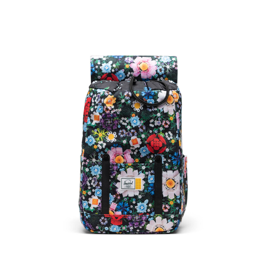 کوله‌پشتی لگو LEGO هیرشل Herschel Retreat Small مدل 11611-07029 با ظرفیت ۱۷ لیتر و طرح گل‌دار باغ