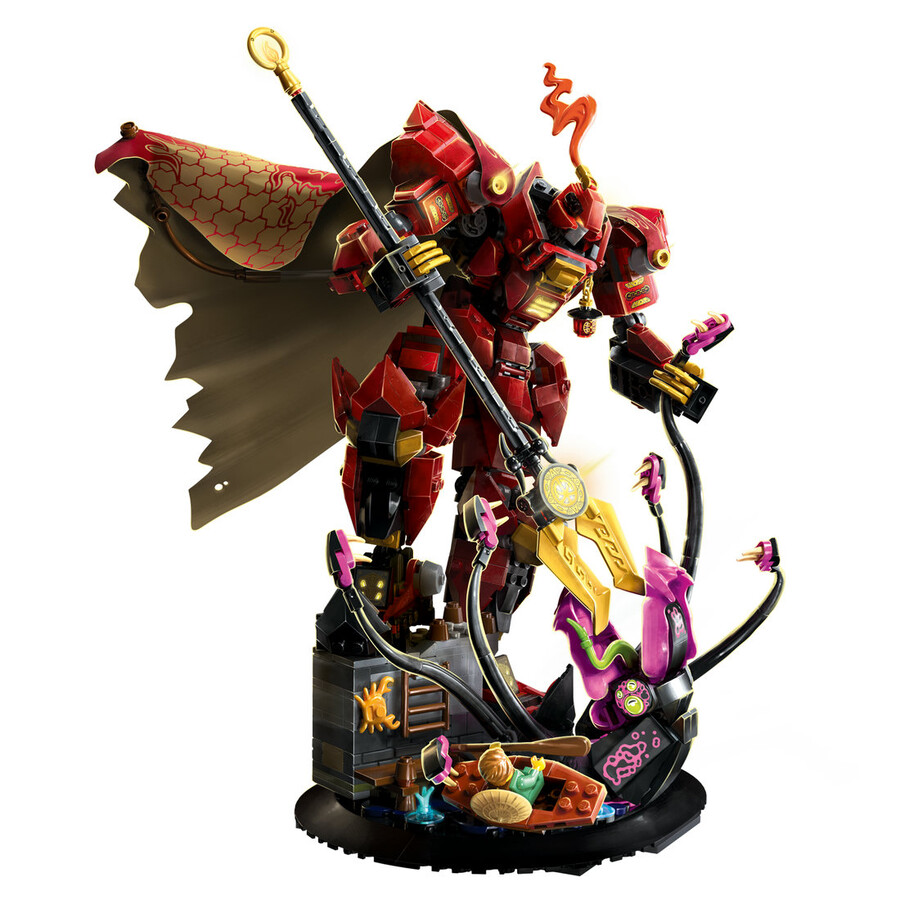 مجموعه ساختنی لگو LEGO سری نینجاگو NINJAGO مدل 71846، ربات شوالیه آتش، ۹۹۶ قطعه، حداقل سن ۱۴ سال