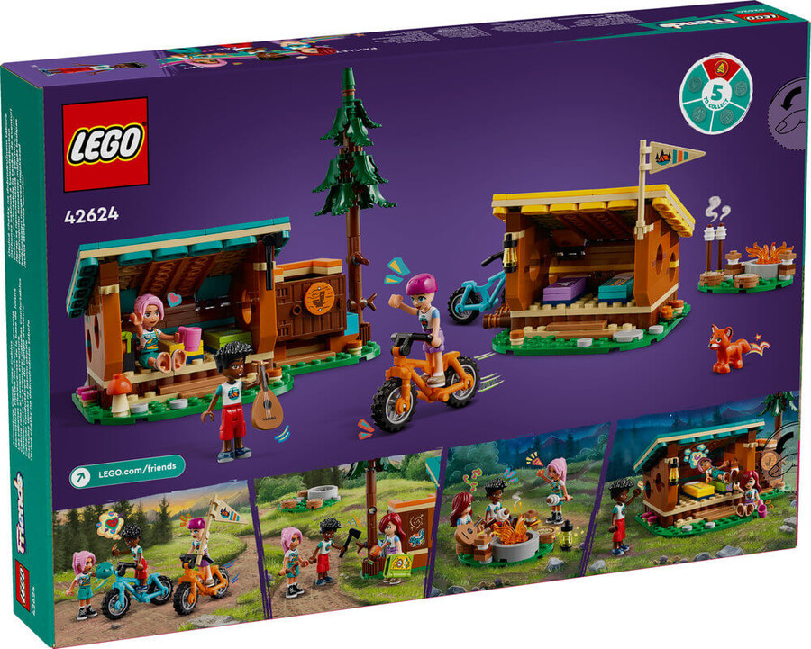 مجموعه ساختنی لگو LEGO فرندز Friends مدل 42624 کمپ ماجراجویی، ۴۳۷ قطعه