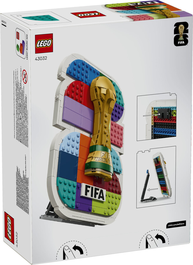 مجموعه ساختنی و نمایشی نشان رسمی جام جهانی فوتبال ۲۰۲۶ از لگو LEGO، سری Editions، مدل 43032، ۲۹۸ قطعه