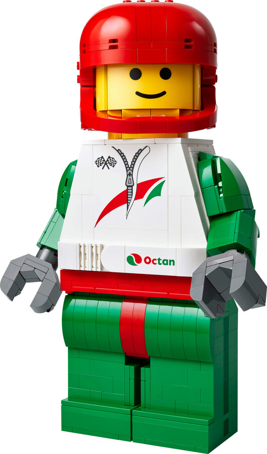 مجموعه ساختنی مینی‌فیگور راننده مسابقه بزرگ لگو LEGO مدل 40819، ۶۹۴ قطعه، ارتفاع ۲۵ سانتی‌متر