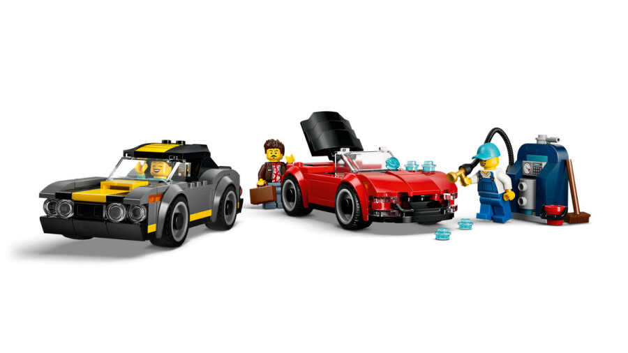 مجموعه ساختنی کارواش خودکار سیتی، لگو LEGO مدل 60497، ۵۸۳ قطعه، حداقل سن ۶ سال