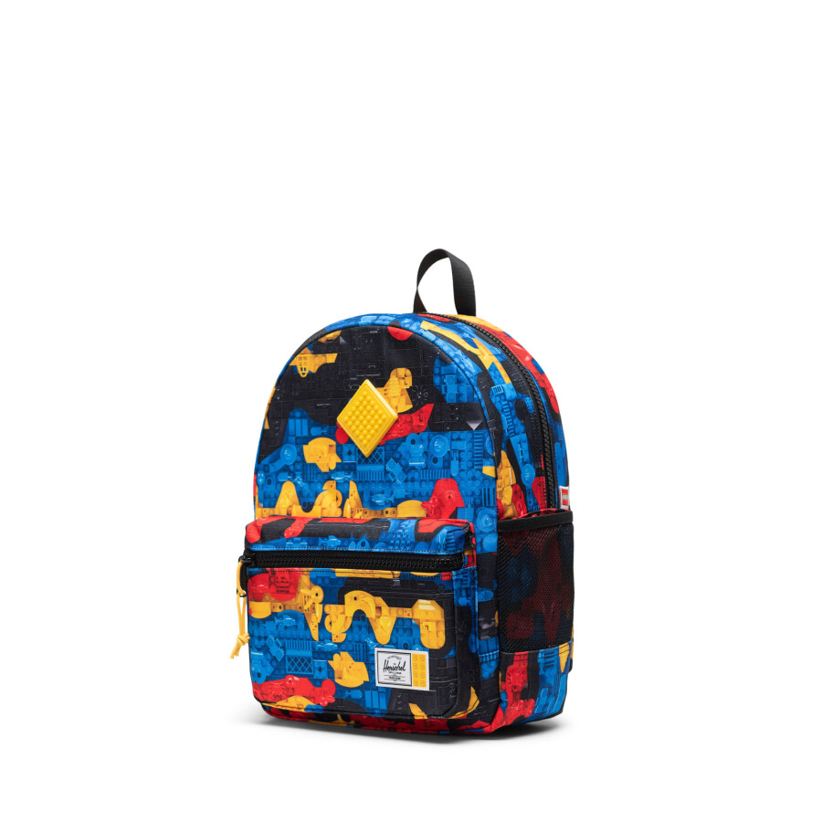 کوله‌پشتی کودک هیرشل Herschel Heritage مدل 11615-07032 با ظرفیت ۱۵ لیتر و طرح آجرهای Scavenger Hunt، لگو LEGO آیکونیک Iconic