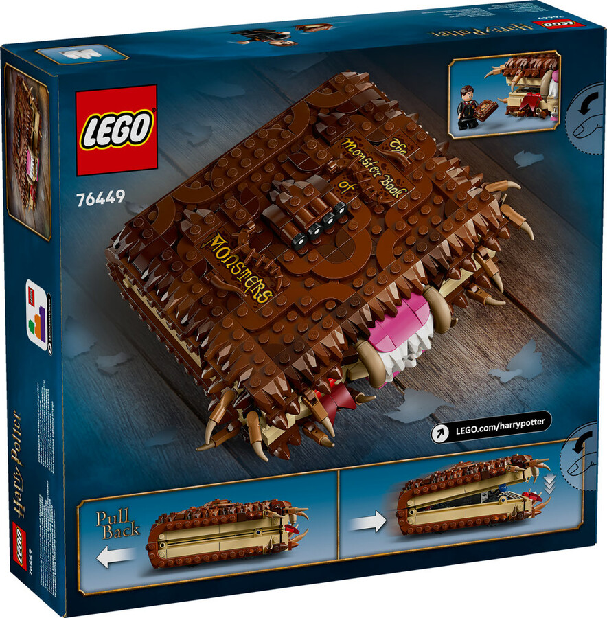 مجموعه ساختنی لگو LEGO هری پاتر Harry Potter مدل 76449، کتاب هیولای گازگیر، ۵۱۸ قطعه، حداقل سن ۹ سال
