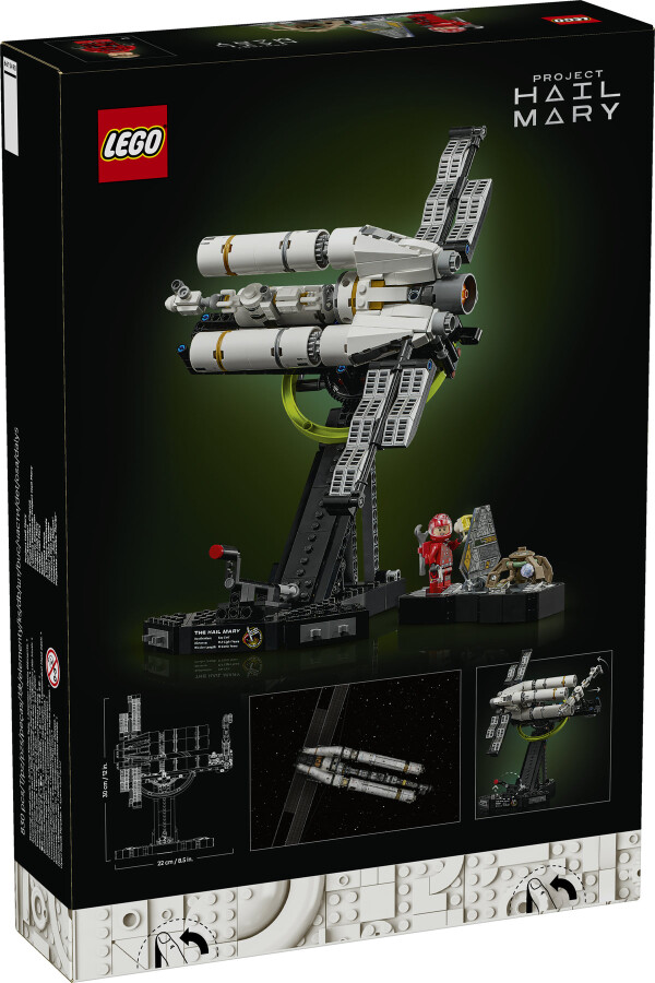 مجموعه ساختنی و نمایشی لگو LEGO آیکونز پروژه هیل مری Project Hail Mary مدل 11389، ۸۳۰ قطعه، حداقل سن ۱۸ سال