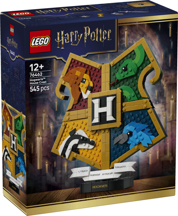 مجموعه ساختنی نشان خانه‌های هاگوارتز هری پاتر، لگو LEGO مدل 76462، ۵۴۵ قطعه، حداقل سن ۱۲ سال
