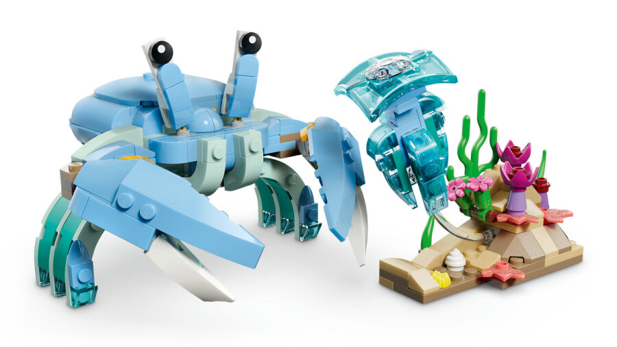 مجموعه ساختنی حیوانات دریایی لگو LEGO کریتور ۳ در ۱ مدل 31385، ۵۴۲ قطعه، حداقل سن ۹ سال