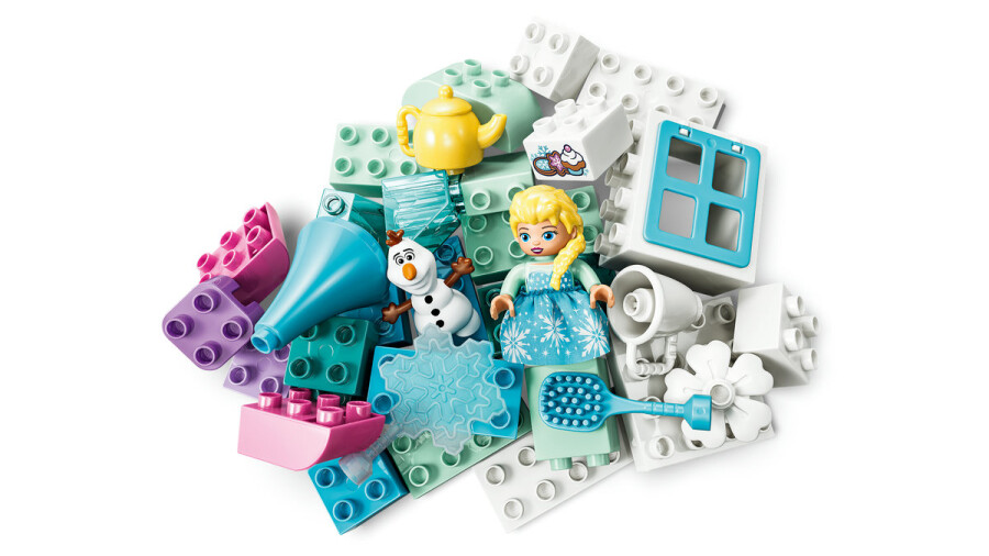 جعبه ساختنی خلاقانه فروزن السا و اولاف از لگو LEGO DUPLO، مدل 10462، ۳۷ قطعه، حداقل سن ۲ سال