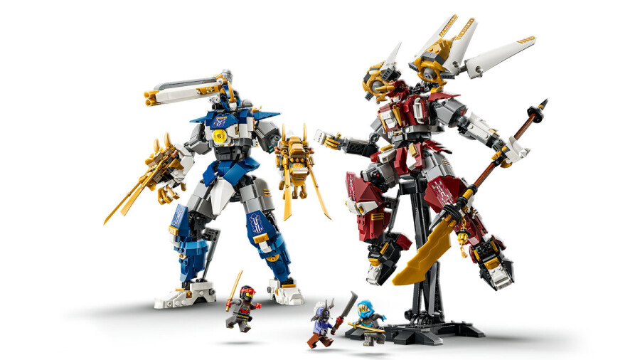 مجموعه ساختنی ربات‌های تایتان دوقلو نینجاگو NINJAGO، لگو LEGO مدل 71870، ۱۷۰۷ قطعه، حداقل سن ۱۲ سال