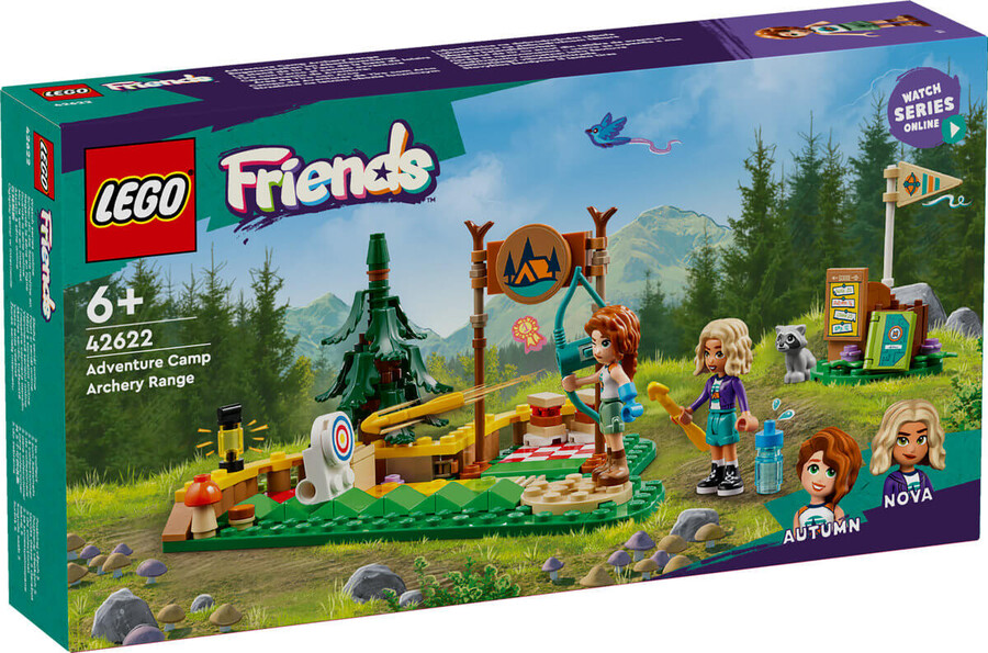 مجموعه ساختنی لگو LEGO فرندز Friends مدل 42622 کمپ ماجراجویی و تیراندازی با کمان، ۱۵۷ قطعه