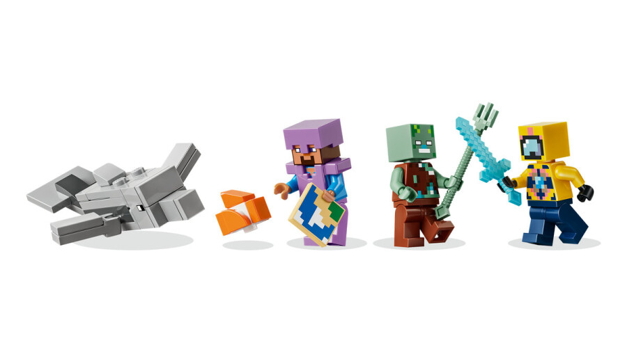 مجموعه ساختنی ماجراجویی زیر آب لگو LEGO ماینکرفت Minecraft مدل 21598، ۳۱۰ قطعه، حداقل سن ۸ سال